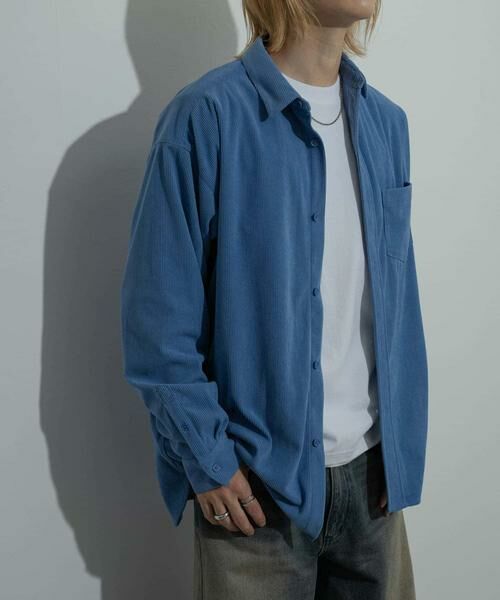 SENSE OF PLACE by URBAN RESEARCH / センスオブプレイス バイ アーバンリサーチ シャツ・ブラウス | 『ユニセックス』コーデュロイルーズシャツ | 詳細26