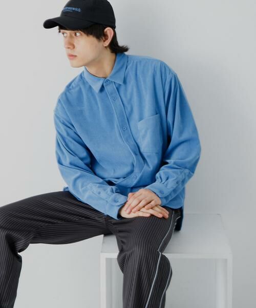 SENSE OF PLACE by URBAN RESEARCH / センスオブプレイス バイ アーバンリサーチ シャツ・ブラウス | 『ユニセックス』コーデュロイルーズシャツ | 詳細17