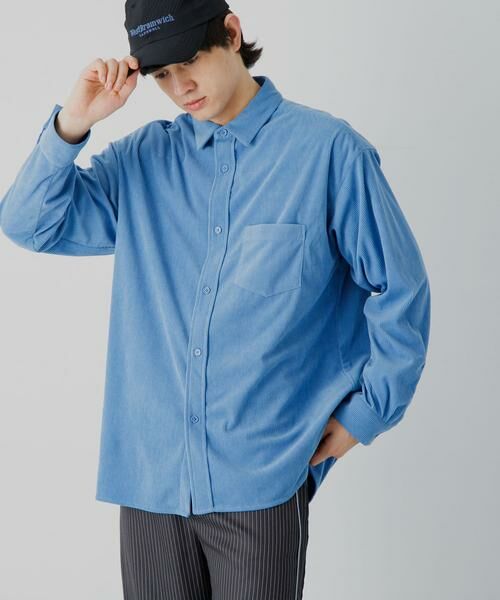 SENSE OF PLACE by URBAN RESEARCH / センスオブプレイス バイ アーバンリサーチ シャツ・ブラウス | 『ユニセックス』コーデュロイルーズシャツ | 詳細18