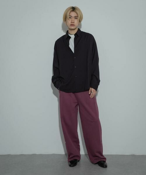 SENSE OF PLACE by URBAN RESEARCH / センスオブプレイス バイ アーバンリサーチ シャツ・ブラウス | ウールライクピンストライプシャツ | 詳細13