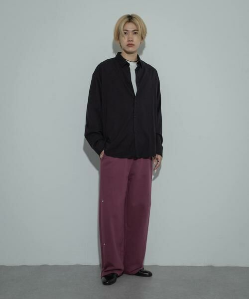 SENSE OF PLACE by URBAN RESEARCH / センスオブプレイス バイ アーバンリサーチ シャツ・ブラウス | ウールライクピンストライプシャツ | 詳細14