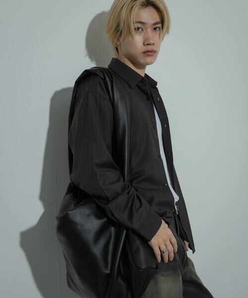 SENSE OF PLACE by URBAN RESEARCH / センスオブプレイス バイ アーバンリサーチ シャツ・ブラウス | ウールライクピンストライプシャツ | 詳細23