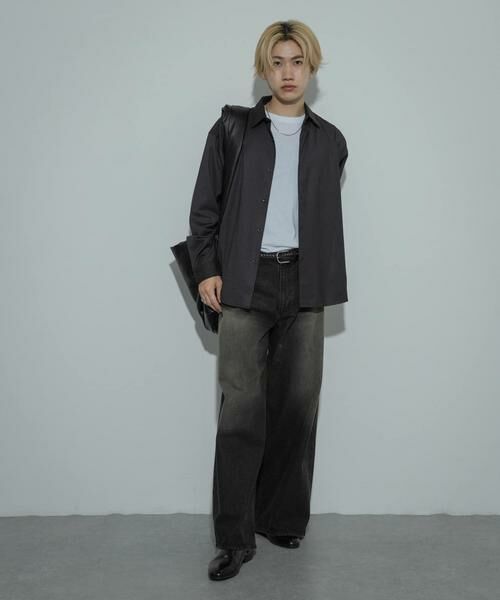 SENSE OF PLACE by URBAN RESEARCH / センスオブプレイス バイ アーバンリサーチ シャツ・ブラウス | ウールライクピンストライプシャツ | 詳細24