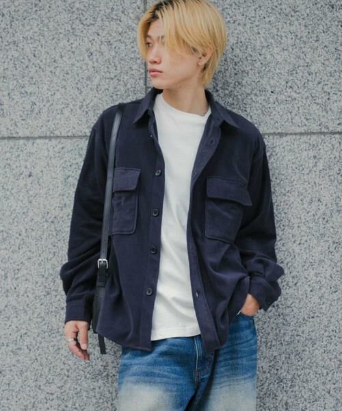 SENSE OF PLACE by URBAN RESEARCH / センスオブプレイス バイ アーバンリサーチ シャツ・ブラウス | フリースフラップルーズシャツ | 詳細13