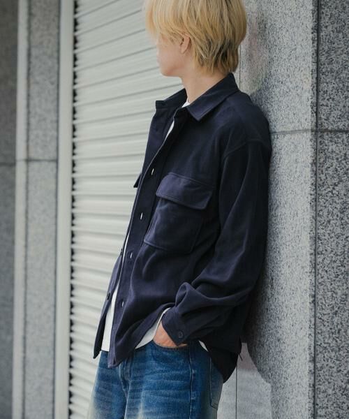 SENSE OF PLACE by URBAN RESEARCH / センスオブプレイス バイ アーバンリサーチ シャツ・ブラウス | フリースフラップルーズシャツ | 詳細14