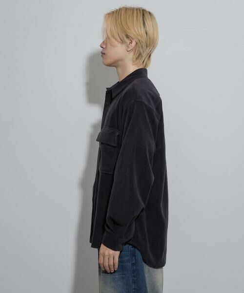 SENSE OF PLACE by URBAN RESEARCH / センスオブプレイス バイ アーバンリサーチ シャツ・ブラウス | フリースフラップルーズシャツ | 詳細18