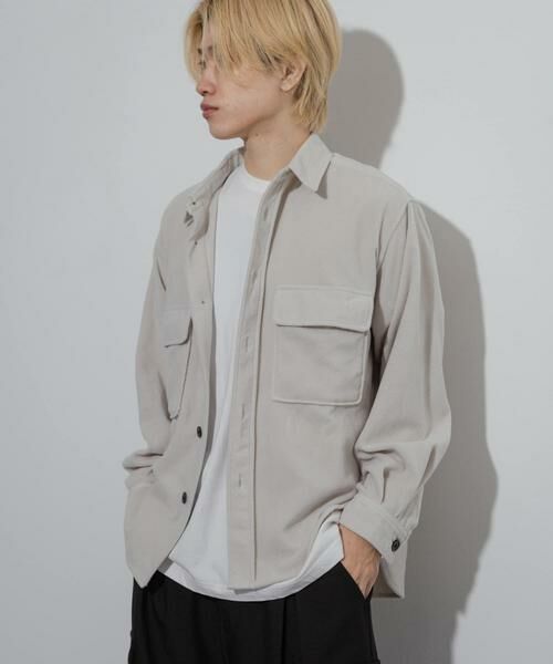 SENSE OF PLACE by URBAN RESEARCH / センスオブプレイス バイ アーバンリサーチ シャツ・ブラウス | フリースフラップルーズシャツ | 詳細23