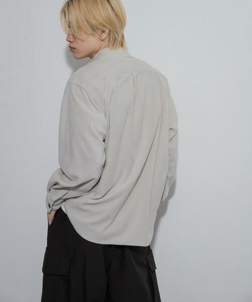 SENSE OF PLACE by URBAN RESEARCH / センスオブプレイス バイ アーバンリサーチ シャツ・ブラウス | フリースフラップルーズシャツ | 詳細24
