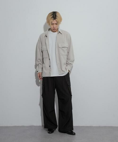 SENSE OF PLACE by URBAN RESEARCH / センスオブプレイス バイ アーバンリサーチ シャツ・ブラウス | フリースフラップルーズシャツ | 詳細25