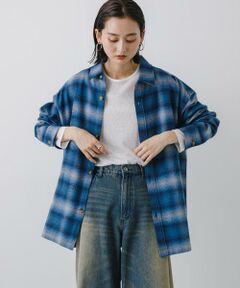 SENSE OF PLACE by URBAN RESEARCH / センスオブプレイス バイ アーバンリサーチ シャツ・ブラウス | 『ユニセックス』ヘビーネルオンブレーチェックシャツ