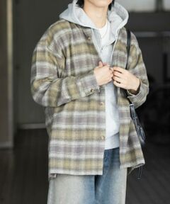 SENSE OF PLACE by URBAN RESEARCH / センスオブプレイス バイ アーバンリサーチ シャツ・ブラウス | 『ユニセックス』ヘビーネルオンブレーチェックシャツ