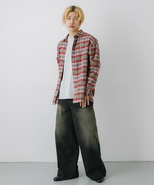 SENSE OF PLACE by URBAN RESEARCH / センスオブプレイス バイ アーバンリサーチ シャツ・ブラウス | 『ユニセックス』ヘビーネルオンブレーチェックシャツ | 詳細12
