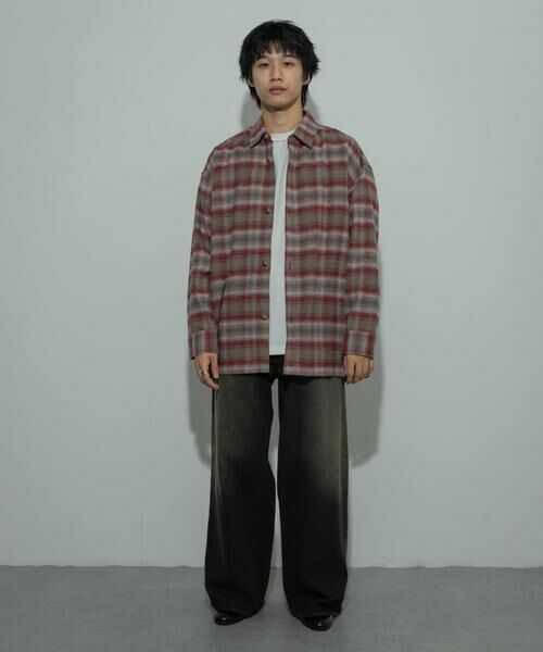 SENSE OF PLACE by URBAN RESEARCH / センスオブプレイス バイ アーバンリサーチ シャツ・ブラウス | 『ユニセックス』ヘビーネルオンブレーチェックシャツ | 詳細5