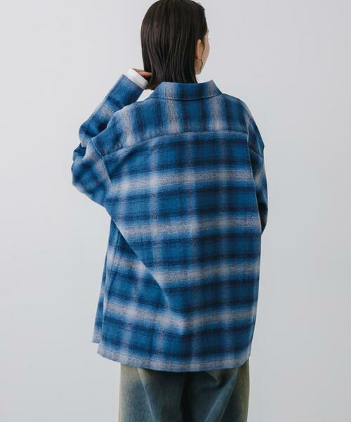 SENSE OF PLACE by URBAN RESEARCH / センスオブプレイス バイ アーバンリサーチ シャツ・ブラウス | 『ユニセックス』ヘビーネルオンブレーチェックシャツ | 詳細16