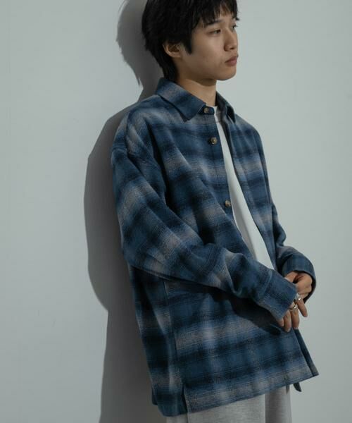 SENSE OF PLACE by URBAN RESEARCH / センスオブプレイス バイ アーバンリサーチ シャツ・ブラウス | 『ユニセックス』ヘビーネルオンブレーチェックシャツ | 詳細18