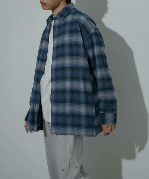 SENSE OF PLACE by URBAN RESEARCH / センスオブプレイス バイ アーバンリサーチ シャツ・ブラウス | 『ユニセックス』ヘビーネルオンブレーチェックシャツ | 詳細20