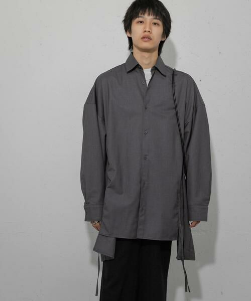 SENSE OF PLACE by URBAN RESEARCH / センスオブプレイス バイ アーバンリサーチ シャツ・ブラウス | 『わたべ×SOP』ドローコードデザインルーズシャツ | 詳細7