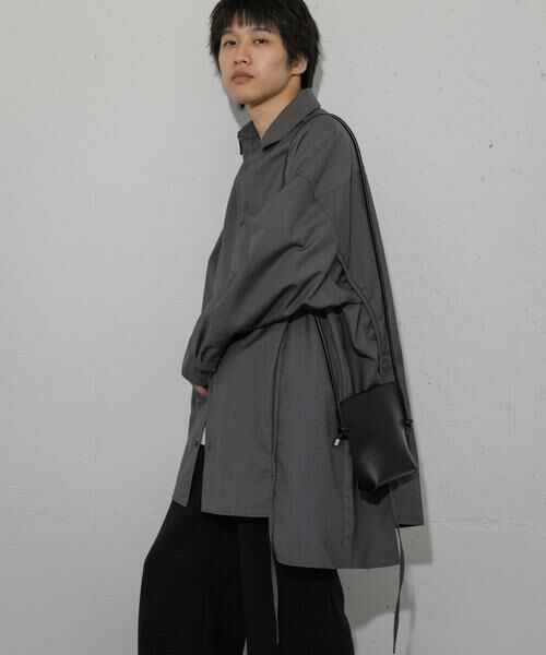 SENSE OF PLACE by URBAN RESEARCH / センスオブプレイス バイ アーバンリサーチ シャツ・ブラウス | 『わたべ×SOP』ドローコードデザインルーズシャツ | 詳細9