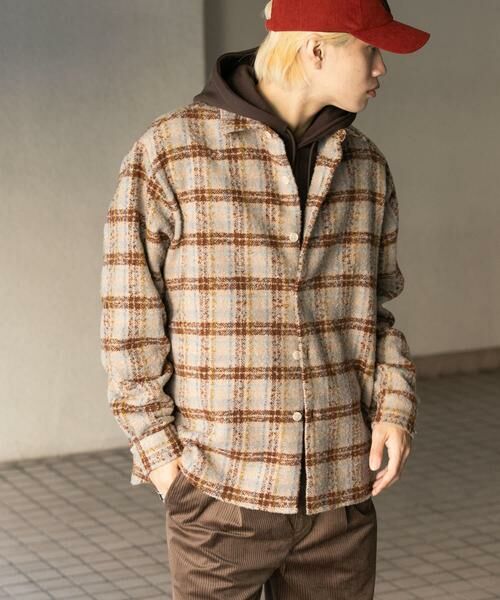 SENSE OF PLACE by URBAN RESEARCH / センスオブプレイス バイ アーバンリサーチ シャツ・ブラウス | ブークレチェックルーズシャツ | 詳細12