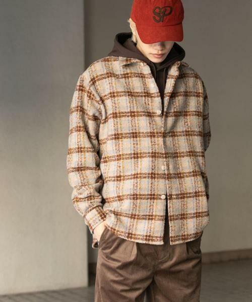 SENSE OF PLACE by URBAN RESEARCH / センスオブプレイス バイ アーバンリサーチ シャツ・ブラウス | ブークレチェックルーズシャツ | 詳細13