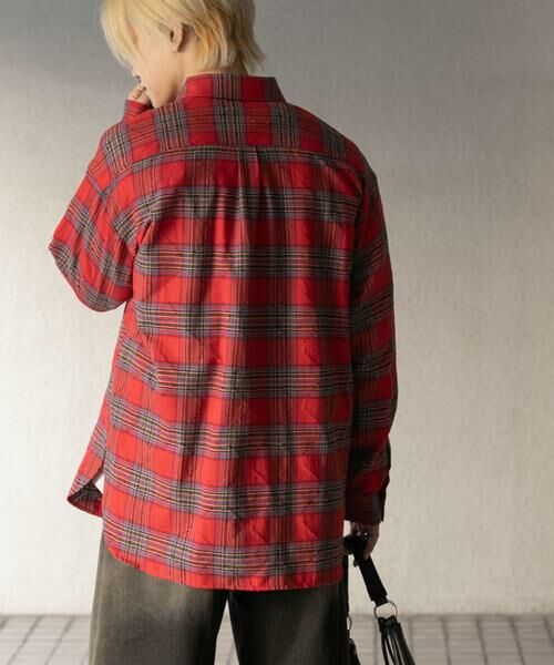 SENSE OF PLACE by URBAN RESEARCH / センスオブプレイス バイ アーバンリサーチ シャツ・ブラウス | ダメージチェックルーズシャツ | 詳細5