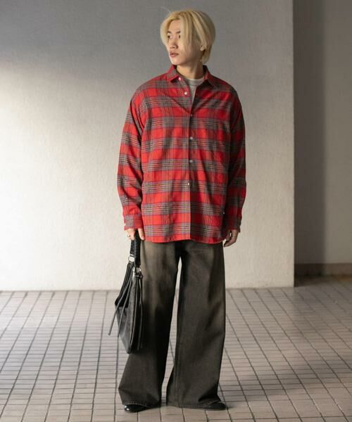 SENSE OF PLACE by URBAN RESEARCH / センスオブプレイス バイ アーバンリサーチ シャツ・ブラウス | ダメージチェックルーズシャツ | 詳細6