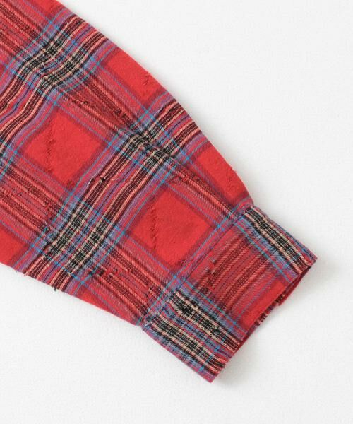 SENSE OF PLACE by URBAN RESEARCH / センスオブプレイス バイ アーバンリサーチ シャツ・ブラウス | ダメージチェックルーズシャツ | 詳細9