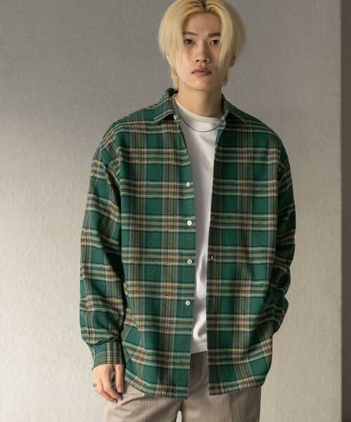 SENSE OF PLACE by URBAN RESEARCH / センスオブプレイス バイ アーバンリサーチ シャツ・ブラウス | ダメージチェックルーズシャツ | 詳細11