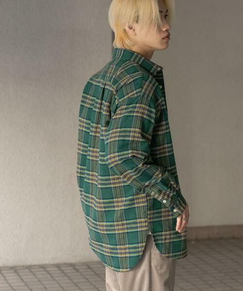 SENSE OF PLACE by URBAN RESEARCH / センスオブプレイス バイ アーバンリサーチ シャツ・ブラウス | ダメージチェックルーズシャツ | 詳細13