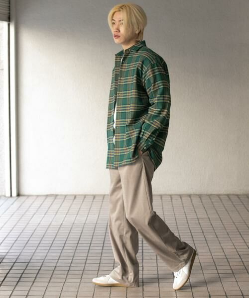 SENSE OF PLACE by URBAN RESEARCH / センスオブプレイス バイ アーバンリサーチ シャツ・ブラウス | ダメージチェックルーズシャツ | 詳細15