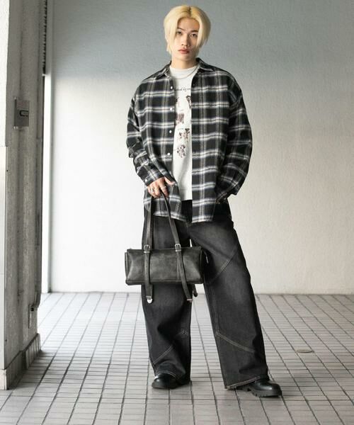 SENSE OF PLACE by URBAN RESEARCH / センスオブプレイス バイ アーバンリサーチ シャツ・ブラウス | ダメージチェックルーズシャツ | 詳細28