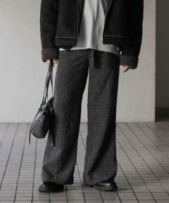 SENSE OF PLACE by URBAN RESEARCH / センスオブプレイス バイ アーバンリサーチ その他パンツ | 『わたべ×SOP』『セットアップ対応』ツイードワイドフレアパンツ