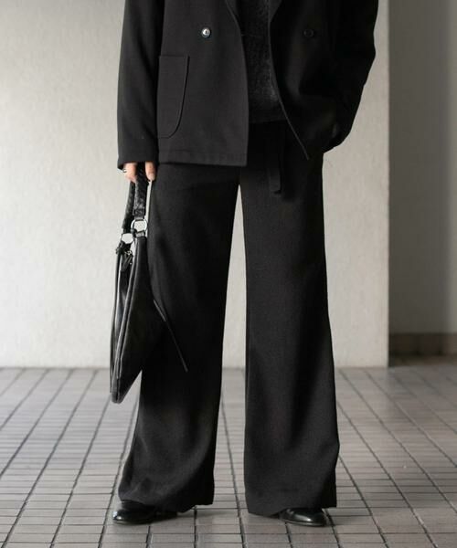 SENSE OF PLACE by URBAN RESEARCH / センスオブプレイス バイ アーバンリサーチ その他パンツ | 『わたべ×SOP』『セットアップ対応』ツイードワイドフレアパンツ | 詳細1