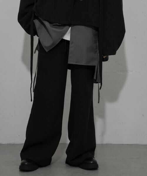SENSE OF PLACE by URBAN RESEARCH / センスオブプレイス バイ アーバンリサーチ その他パンツ | 『わたべ×SOP』『セットアップ対応』ツイードワイドフレアパンツ | 詳細14