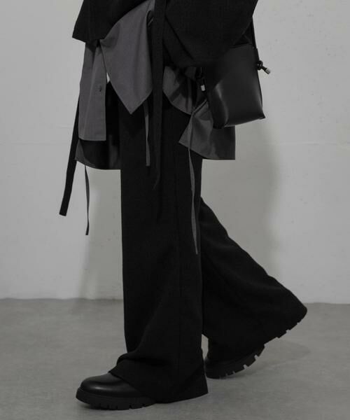 SENSE OF PLACE by URBAN RESEARCH / センスオブプレイス バイ アーバンリサーチ その他パンツ | 『わたべ×SOP』『セットアップ対応』ツイードワイドフレアパンツ | 詳細15