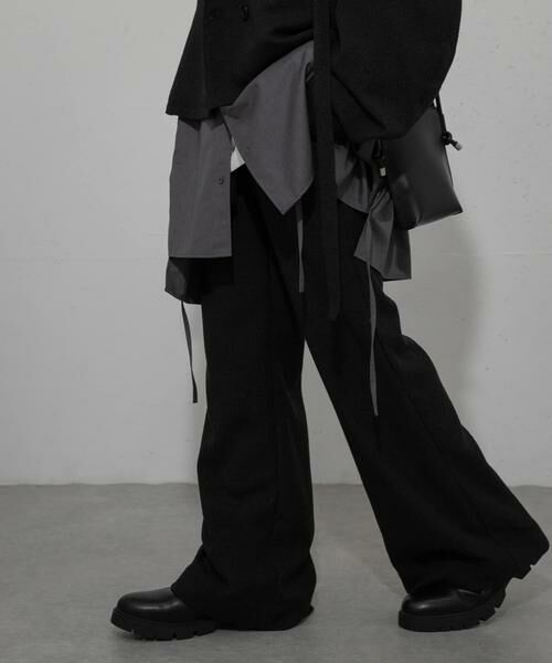 SENSE OF PLACE by URBAN RESEARCH / センスオブプレイス バイ アーバンリサーチ その他パンツ | 『わたべ×SOP』『セットアップ対応』ツイードワイドフレアパンツ | 詳細16