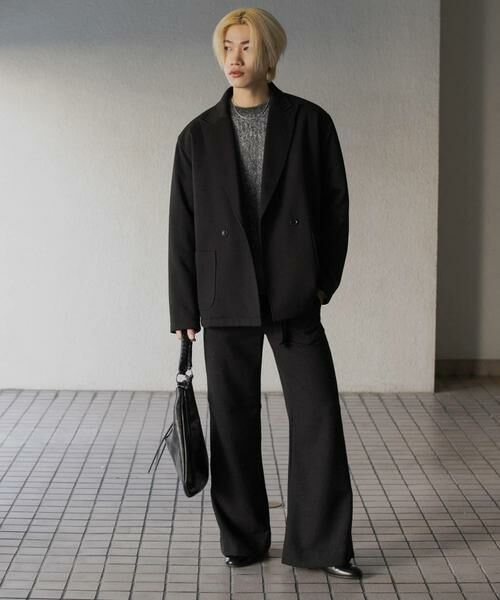 SENSE OF PLACE by URBAN RESEARCH / センスオブプレイス バイ アーバンリサーチ その他パンツ | 『わたべ×SOP』『セットアップ対応』ツイードワイドフレアパンツ | 詳細5