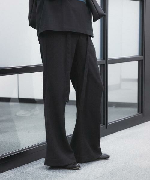 SENSE OF PLACE by URBAN RESEARCH / センスオブプレイス バイ アーバンリサーチ その他パンツ | 『わたべ×SOP』『セットアップ対応』ツイードワイドフレアパンツ | 詳細9