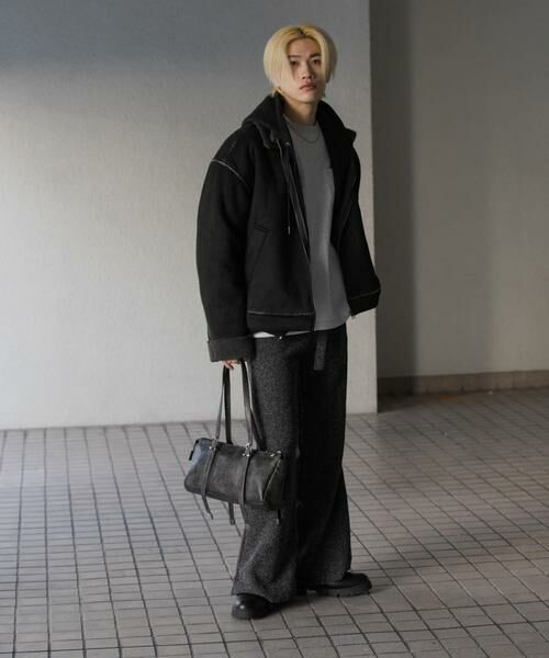 SENSE OF PLACE by URBAN RESEARCH / センスオブプレイス バイ アーバンリサーチ その他パンツ | 『わたべ×SOP』『セットアップ対応』ツイードワイドフレアパンツ | 詳細26