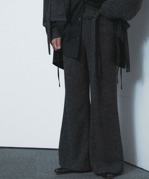 SENSE OF PLACE by URBAN RESEARCH / センスオブプレイス バイ アーバンリサーチ その他パンツ | 『わたべ×SOP』『セットアップ対応』ツイードワイドフレアパンツ | 詳細29