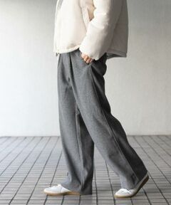 SENSE OF PLACE by URBAN RESEARCH / センスオブプレイス バイ アーバンリサーチ その他パンツ | ジャージメルトンタックワイドパンツ