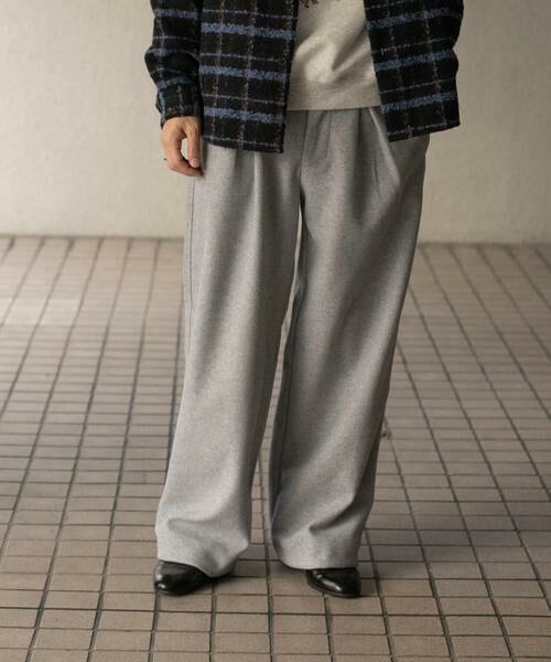 SENSE OF PLACE by URBAN RESEARCH / センスオブプレイス バイ アーバンリサーチ その他パンツ | ジャージメルトンタックワイドパンツ | 詳細20