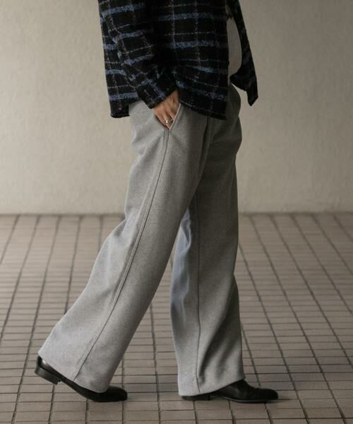 SENSE OF PLACE by URBAN RESEARCH / センスオブプレイス バイ アーバンリサーチ その他パンツ | ジャージメルトンタックワイドパンツ | 詳細23