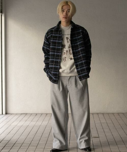 SENSE OF PLACE by URBAN RESEARCH / センスオブプレイス バイ アーバンリサーチ その他パンツ | ジャージメルトンタックワイドパンツ | 詳細24