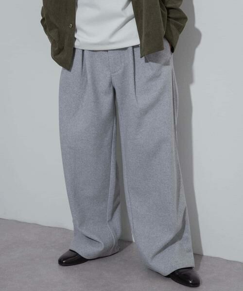 SENSE OF PLACE by URBAN RESEARCH / センスオブプレイス バイ アーバンリサーチ その他パンツ | ジャージメルトンタックワイドパンツ | 詳細26