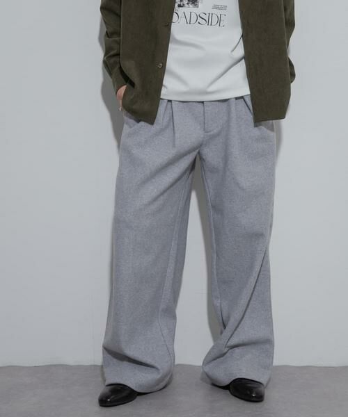 SENSE OF PLACE by URBAN RESEARCH / センスオブプレイス バイ アーバンリサーチ その他パンツ | ジャージメルトンタックワイドパンツ | 詳細27