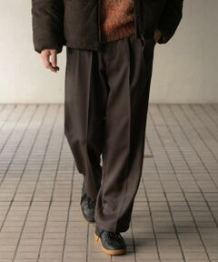 SENSE OF PLACE by URBAN RESEARCH / センスオブプレイス バイ アーバンリサーチ その他パンツ | 『セットアップ対応』ウールライクダブルタックワイドパンツ