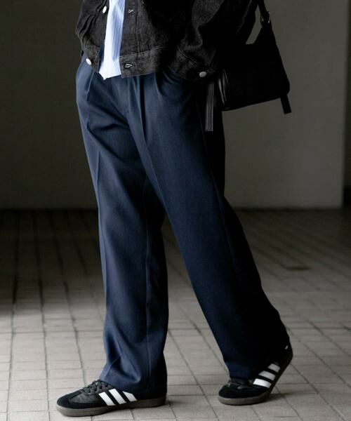 SENSE OF PLACE by URBAN RESEARCH / センスオブプレイス バイ アーバンリサーチ その他パンツ | 『セットアップ対応』ウールライクダブルタックワイドパンツ | 詳細10