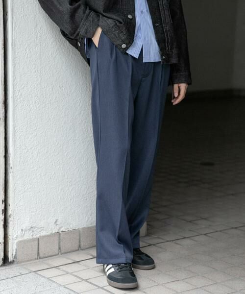SENSE OF PLACE by URBAN RESEARCH / センスオブプレイス バイ アーバンリサーチ その他パンツ | 『セットアップ対応』ウールライクダブルタックワイドパンツ | 詳細13