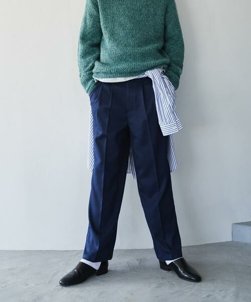 SENSE OF PLACE by URBAN RESEARCH / センスオブプレイス バイ アーバンリサーチ その他パンツ | 『セットアップ対応』ウールライクダブルタックワイドパンツ | 詳細17